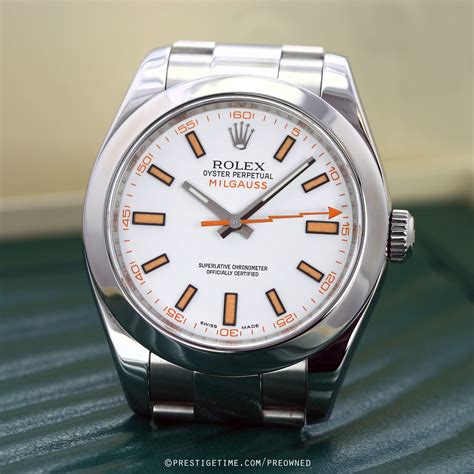 used milgauss rolex|rolex milgauss pre owned.